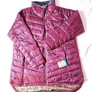 NWT Women's Columbia Joy Peak Omni-Heat Size 2X Burgundy Jacket PLUS SIZE